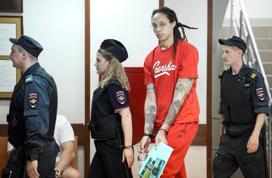 Russian judge sentences WNBA’s Brittney Griner to 9 years in prison